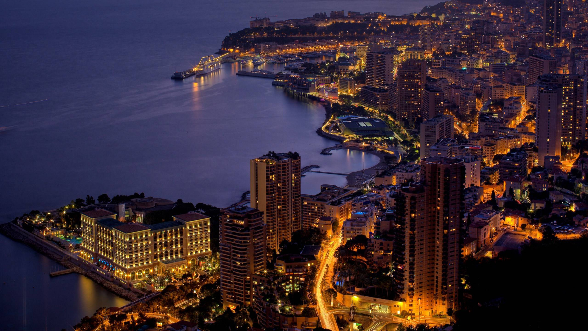 Фото монако с моря