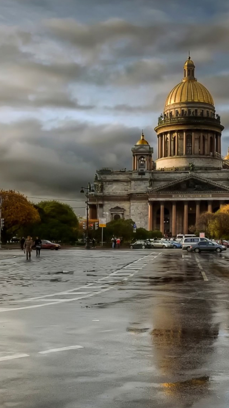 Питер Исаакиевский собор пасмурно