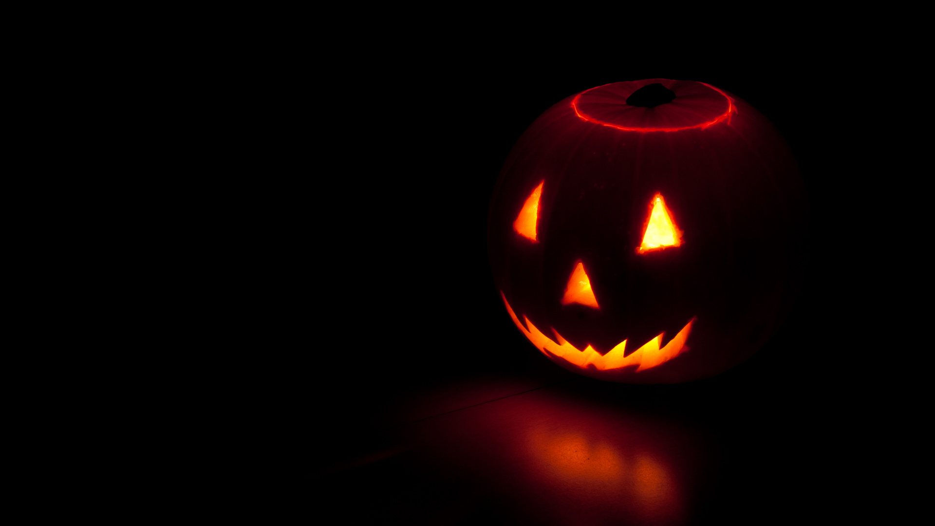 Обои тыква, калебас, трюк-или-лечить, Апельсин, освещение Full HD, HDTV ...