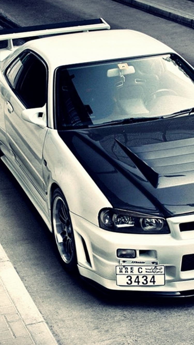 Nissan Skyline r34 обои на телефон