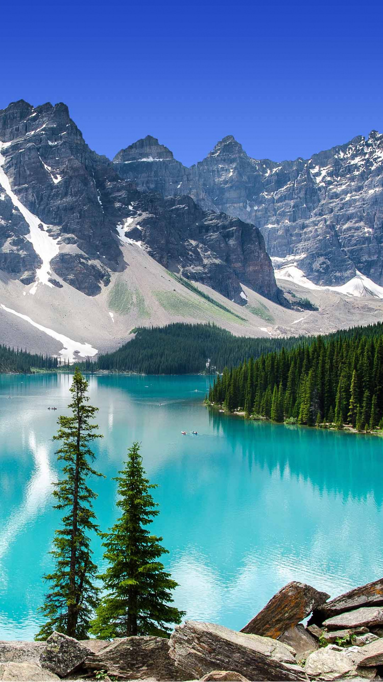 Озеро Морейн панорама