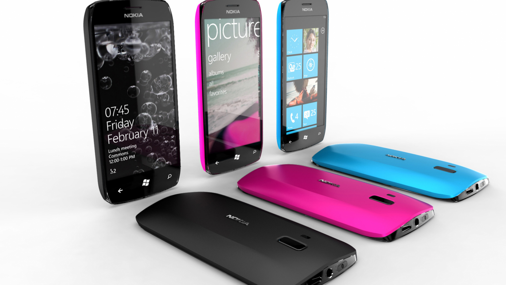 Обои Nokia, телефон Windows Phone, смартфон, обычный телефон, гаджет ...
