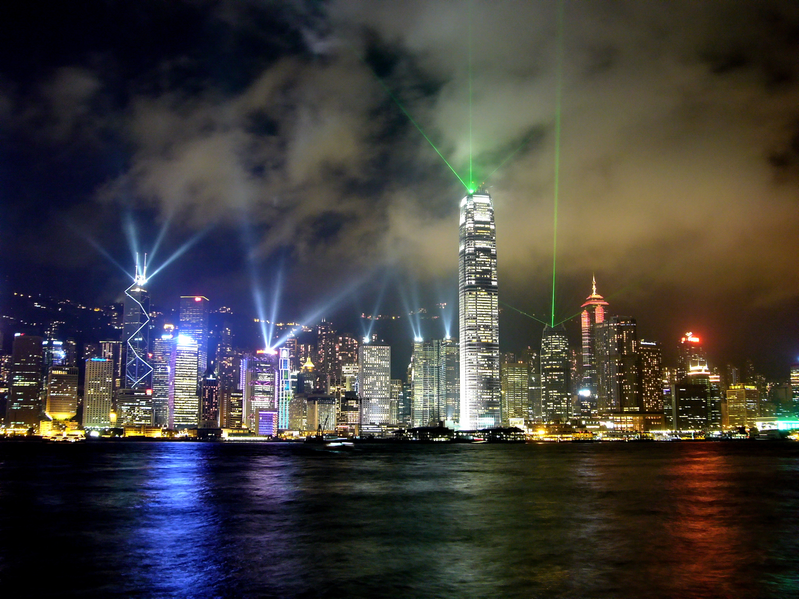 Ночной Гонконг видео
