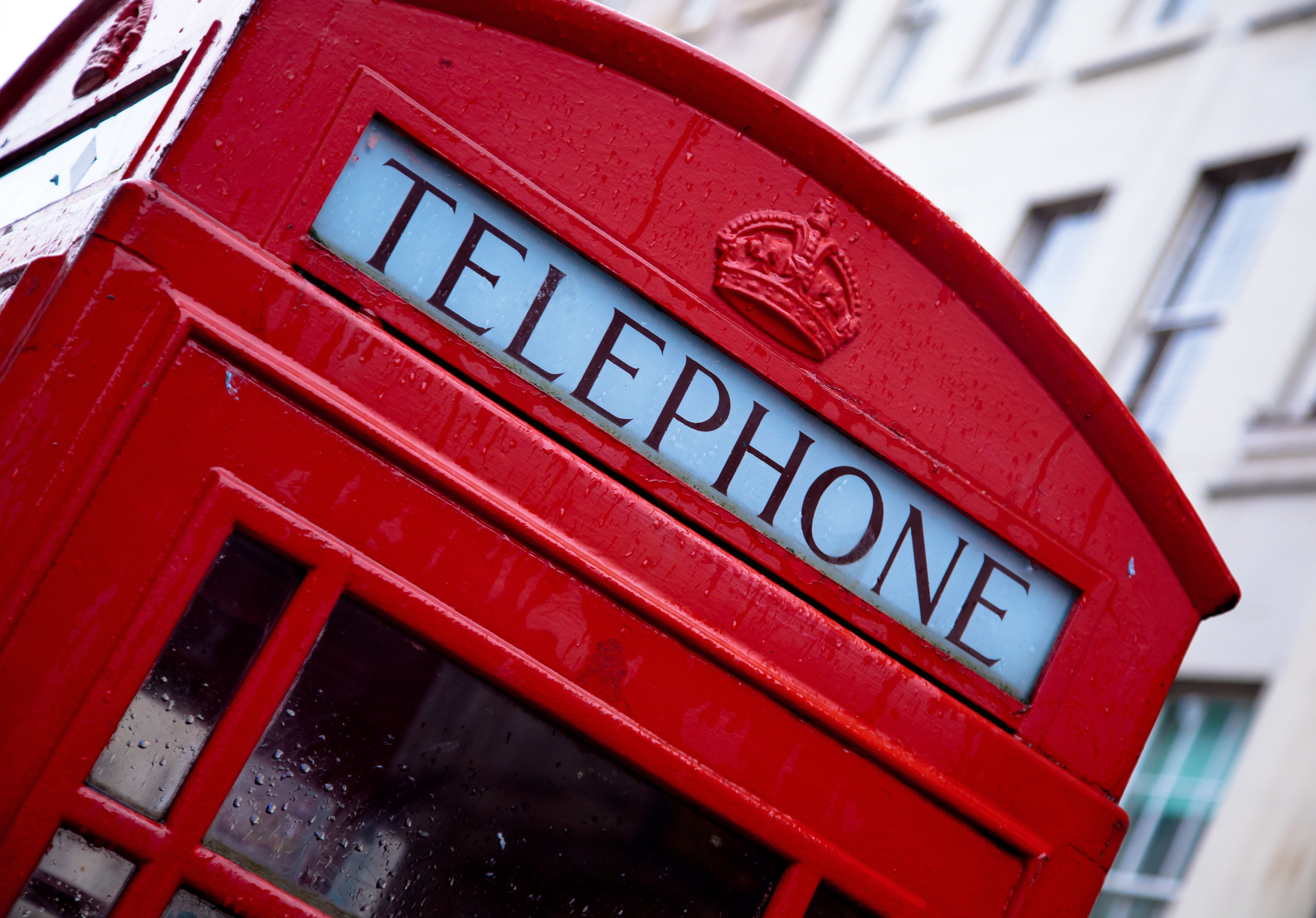 Telephone красный Лондон