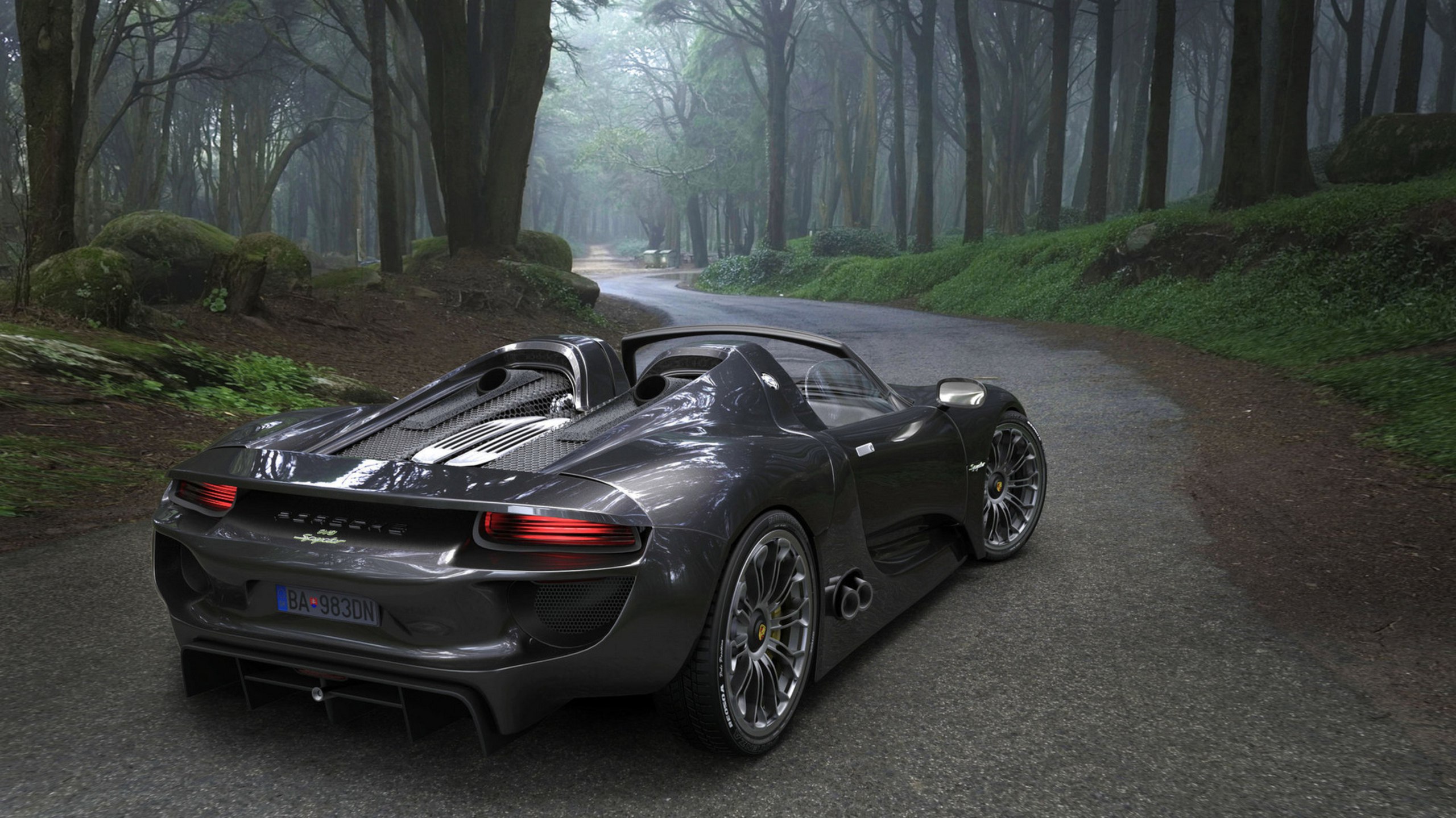 Супер обои. Порше 918 Спайдер обои. Porsche 918 Spyder Wallpaper. Порше 918 Spyder ночью. Порше 918 2560 1440.