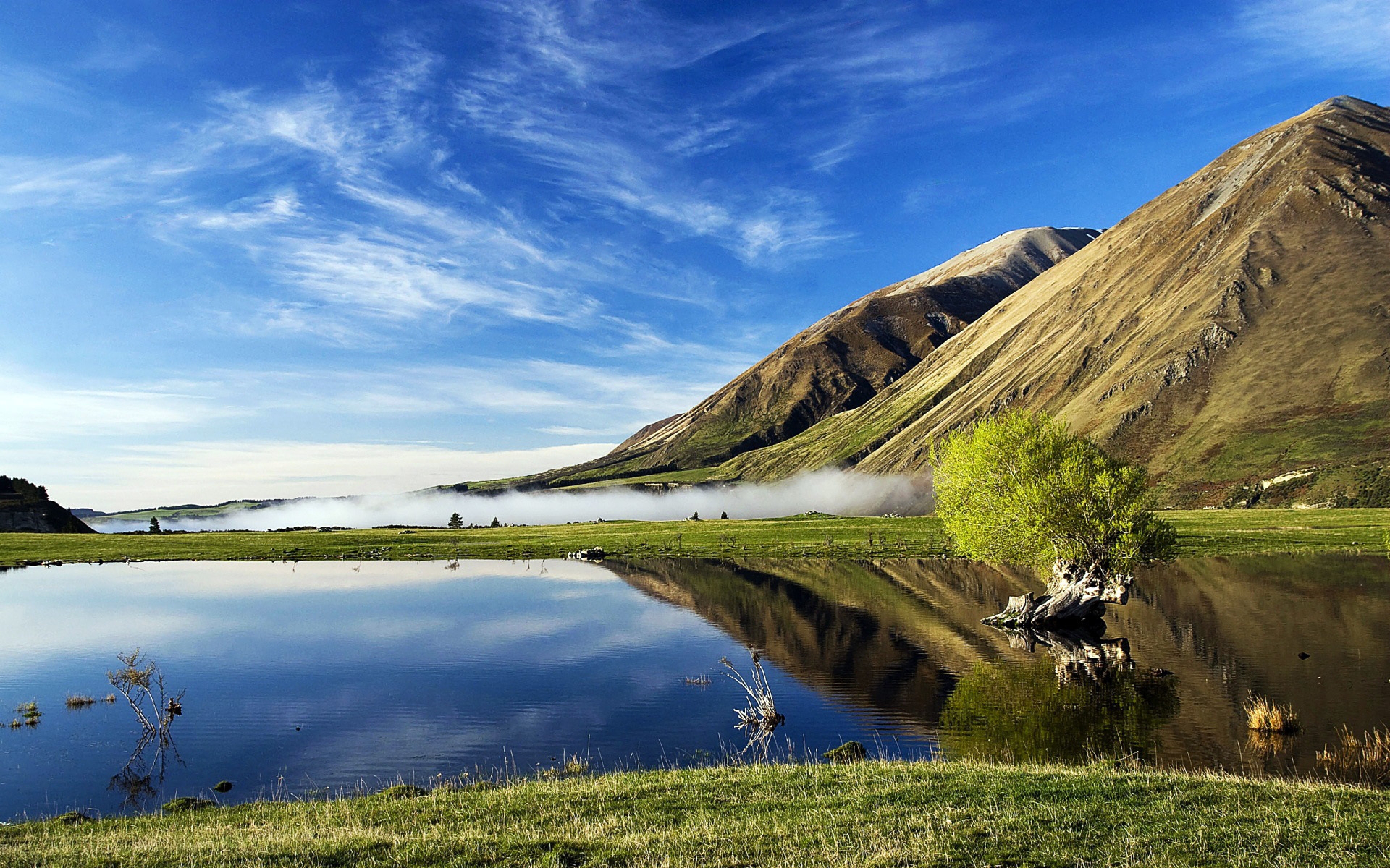 Картинки на обои. Новая Зеландия. Природа. Пейзажи природы. Красивый пейзаж.