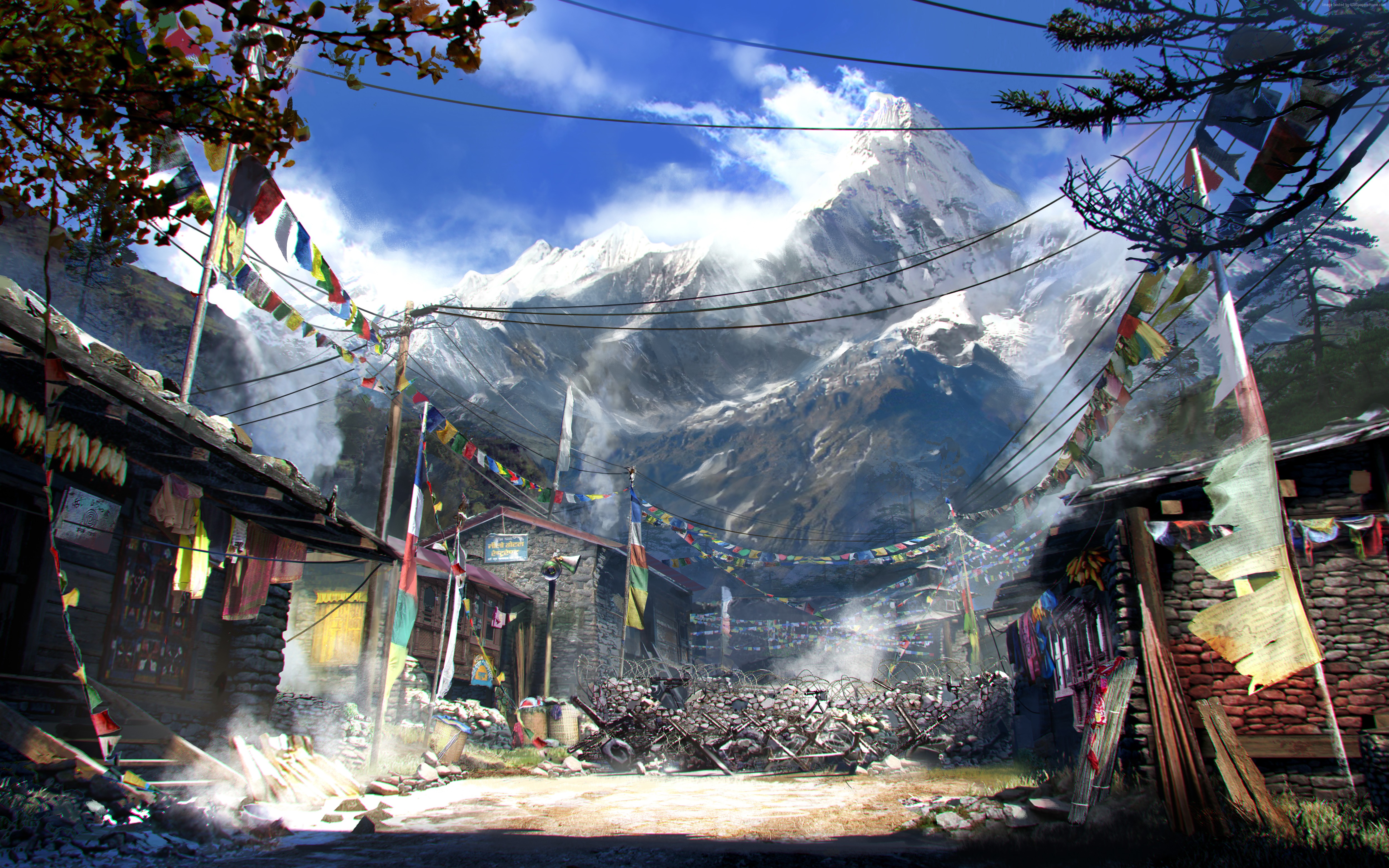 Far Cry 4 Кират. Кират Гималаи. Кират Непал. Гималаи деревня Кират.