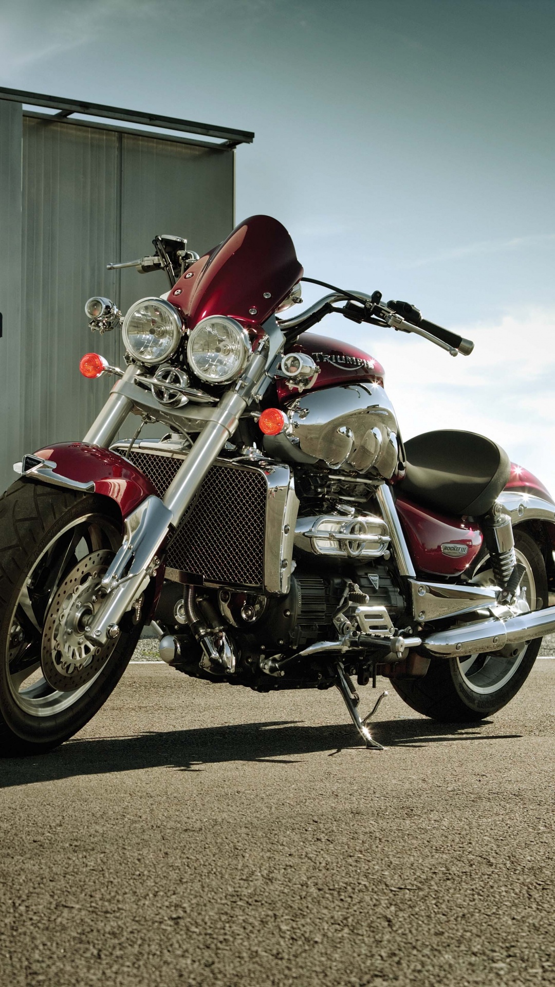 Обои Мотоциклы Triumph, triumph rocket iii, мотоцикл, авто, мотоспорт в разрешении 1080x1920
