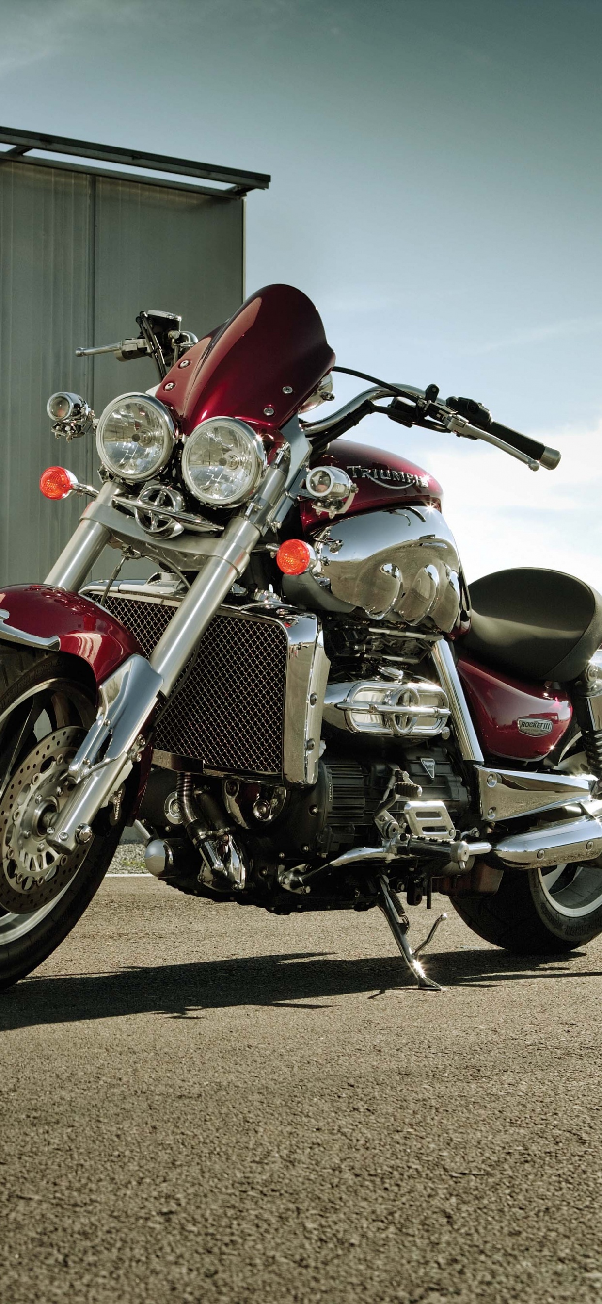 Обои Мотоциклы Triumph, triumph rocket iii, мотоцикл, авто, мотоспорт в разрешении 1242x2688