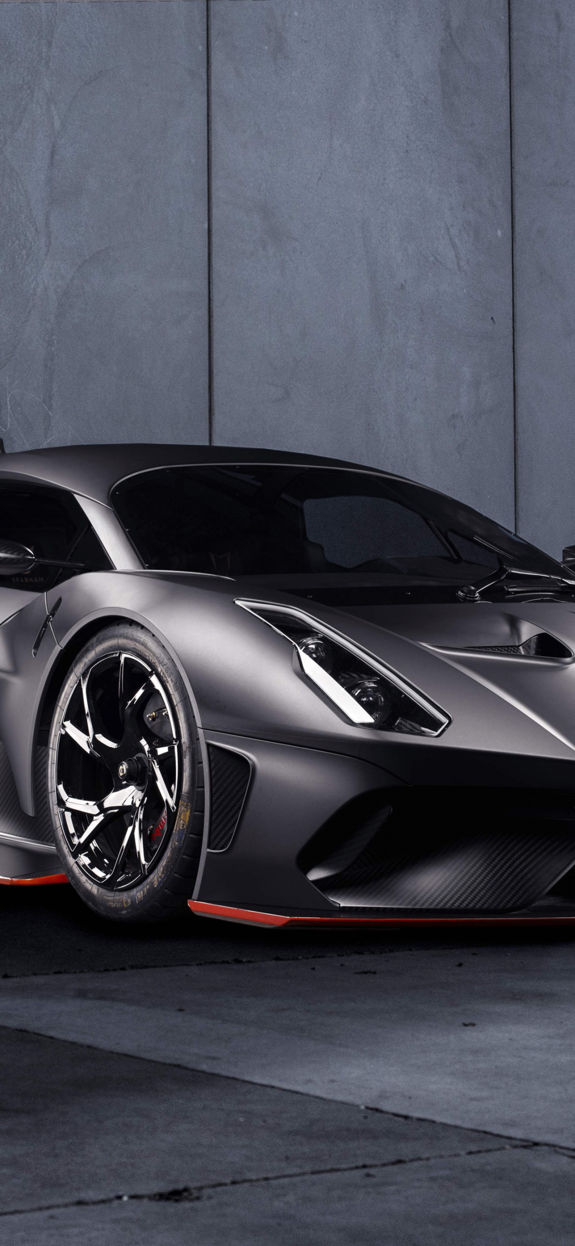 Обои кузов купе, спорткар, суперкар, Брэбэм BT62, 24 часа Ле Мана в разрешении 1125x2436