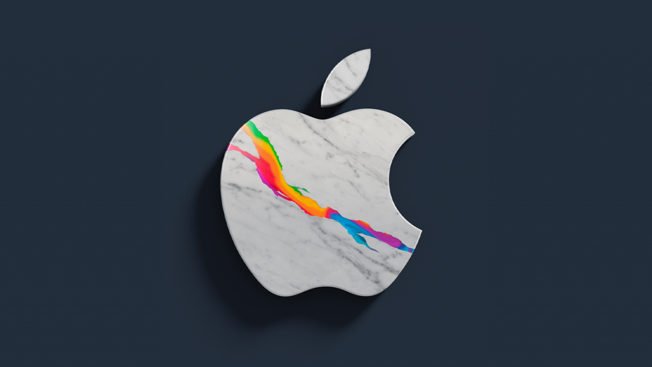 Обои яблоко, apple, жест, Операционная система, газ в разрешении 1280x720