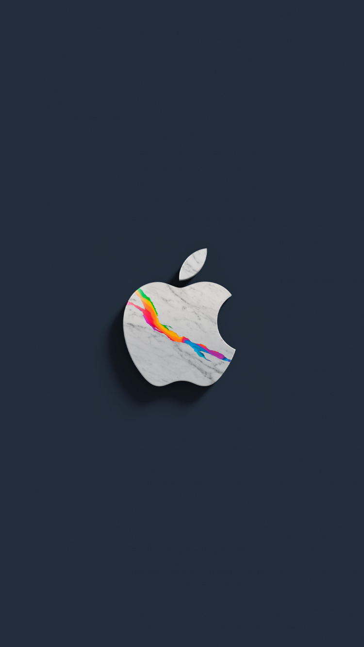 Обои яблоко, apple, жест, Операционная система, газ в разрешении 750x1334