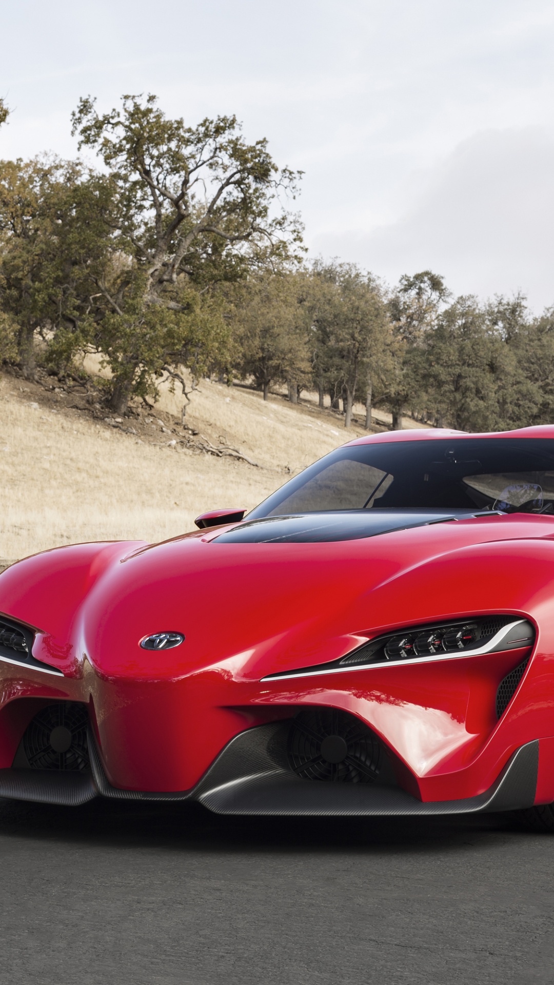 Обои спорткар, toyota, авто, Тойота ФТ-1, суперкар в разрешении 1080x1920