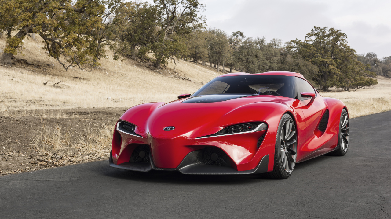 Обои спорткар, toyota, авто, Тойота ФТ-1, суперкар в разрешении 1280x720