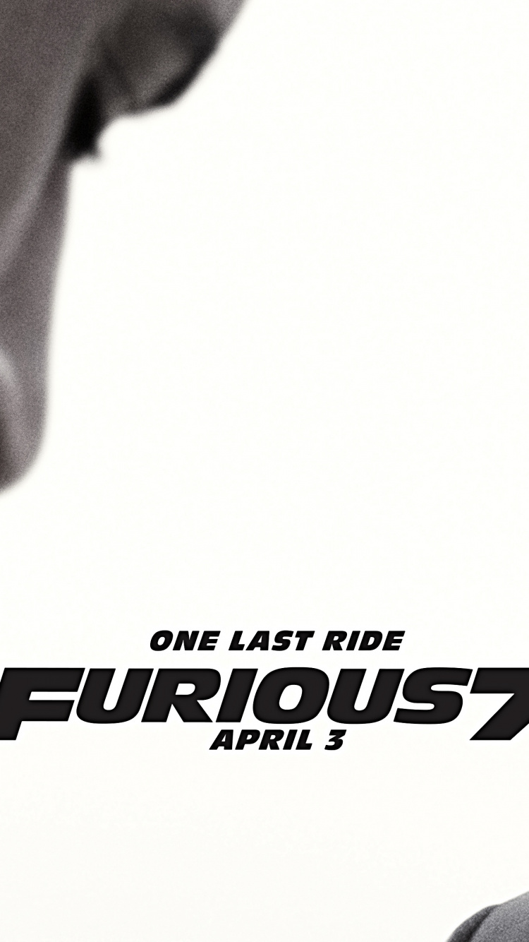 Обои Вин Дизель, Форсаж 7, Доминик Торетто, Universal Pictures, Брайан oconner в разрешении 750x1334