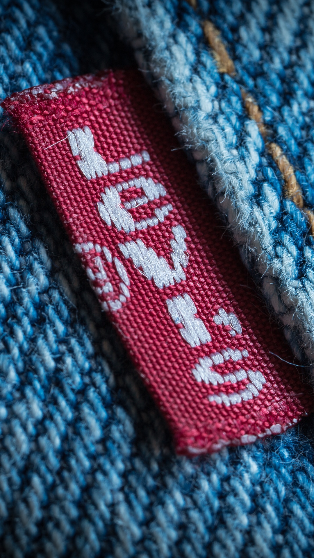 Обои штаны, вязание, Левис 501, красный цвет, текстильная ткань в разрешении 1080x1920