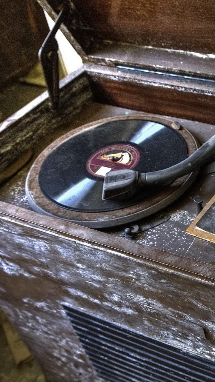 Обои граммофонная пластинка, фонограф, музыка, ac dc в разрешении 720x1280