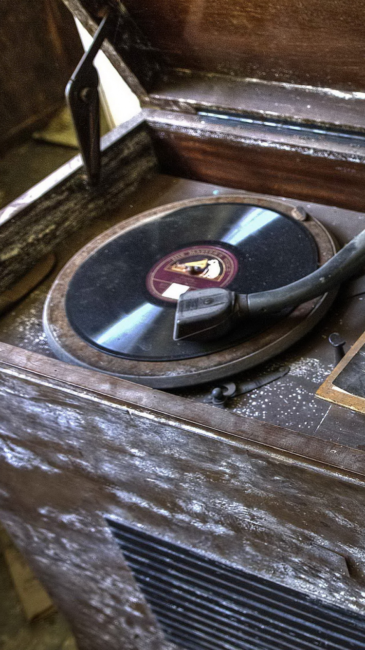 Обои граммофонная пластинка, фонограф, музыка, ac dc в разрешении 750x1334