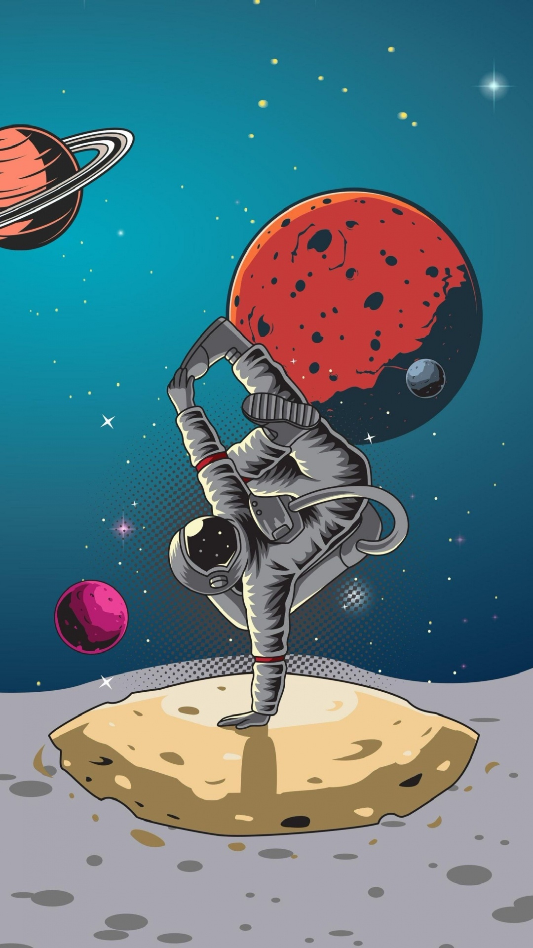 Обои визуальное искусство, иллюстрация, космос, арт, мир в разрешении 1080x1920