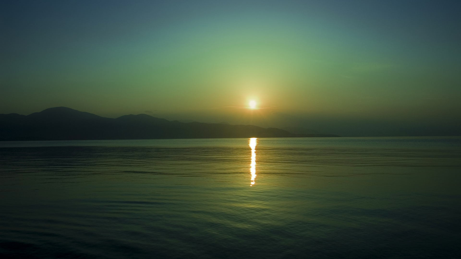 Обои горизонт, macbook, iMac, макбук Эйр, apple в разрешении 1920x1080