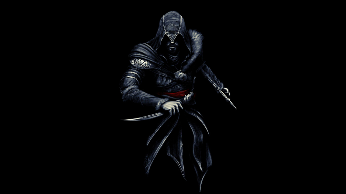 Обои ассасин Крид, assassins creed, assassins creed revelations, Эцио Аудиторе да Фиренце, assassins creed syndicate в разрешении 1366x768