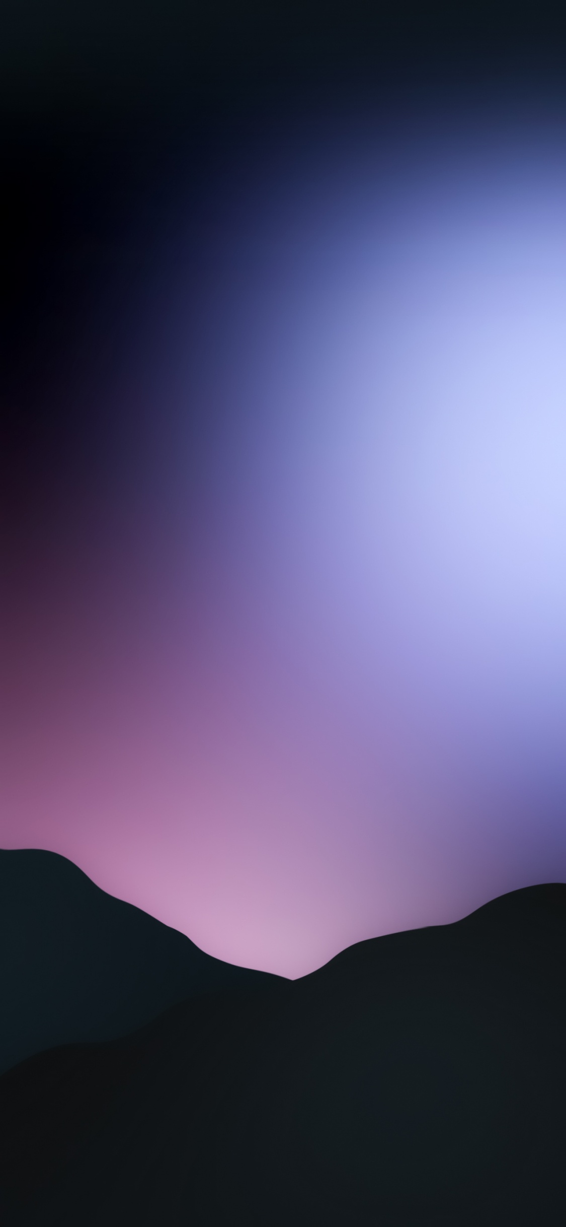 Обои атмосфера, облако, экорегион, послесвечение, пурпур в разрешении 1125x2436