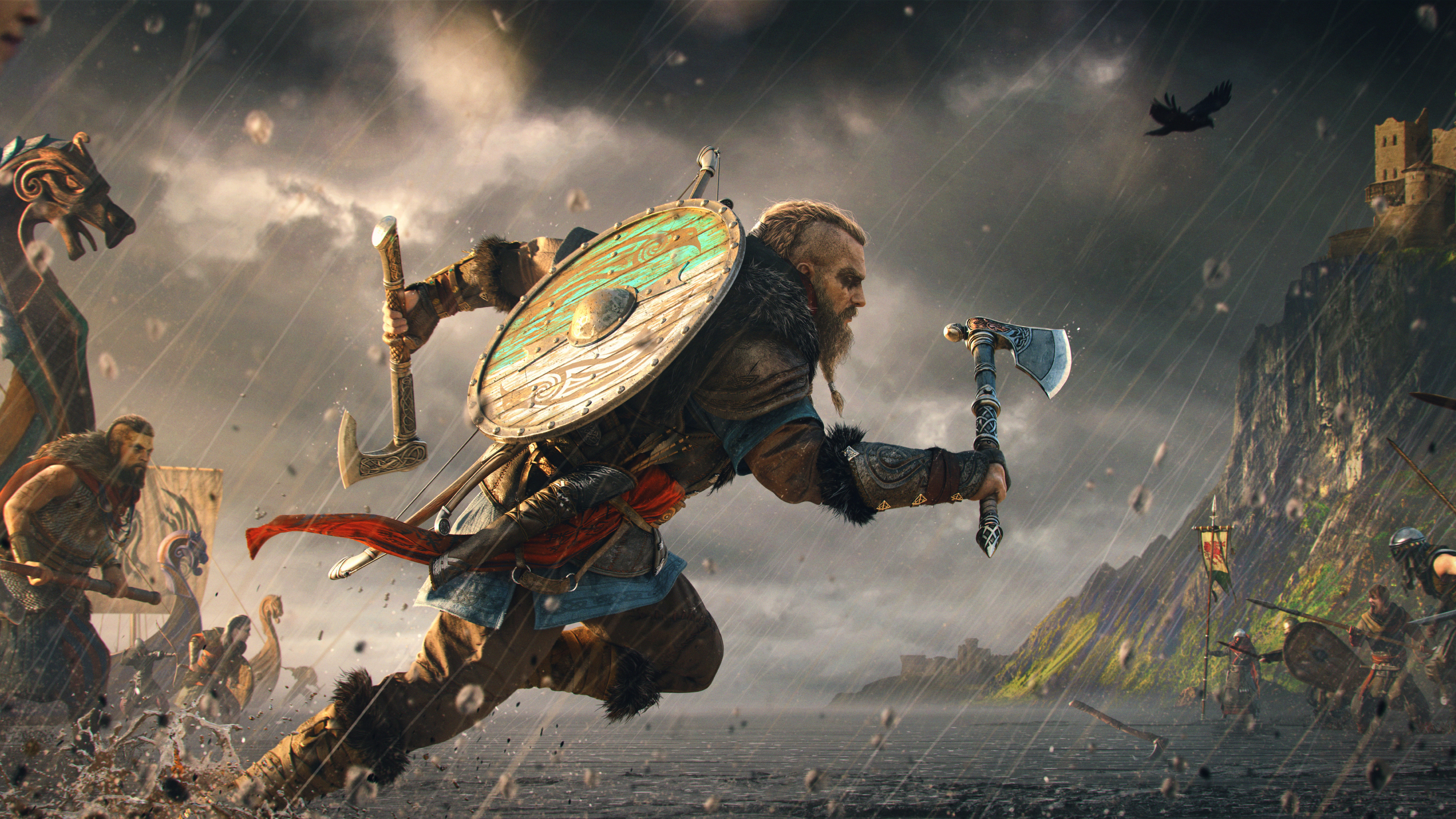 Обои ac valhalla, assassins creed valhalla, Assassins Creed Odyssey, Эдвард Кенуэй, ubisoft в разрешении 3840x2160