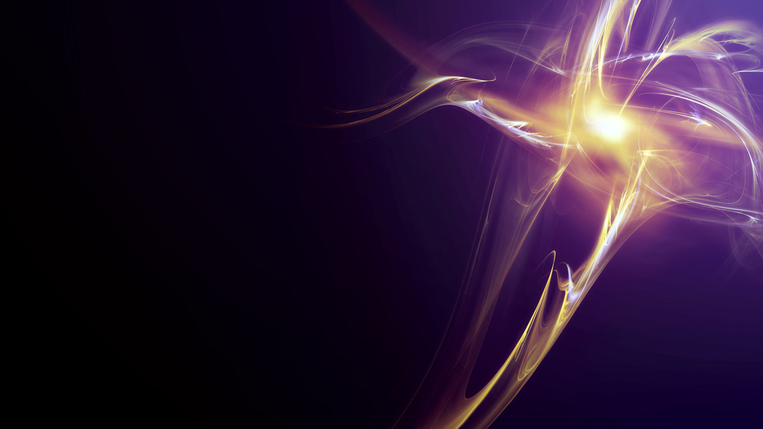 Обои свет, ночь, линия, темнота, небо в разрешении 2560x1440