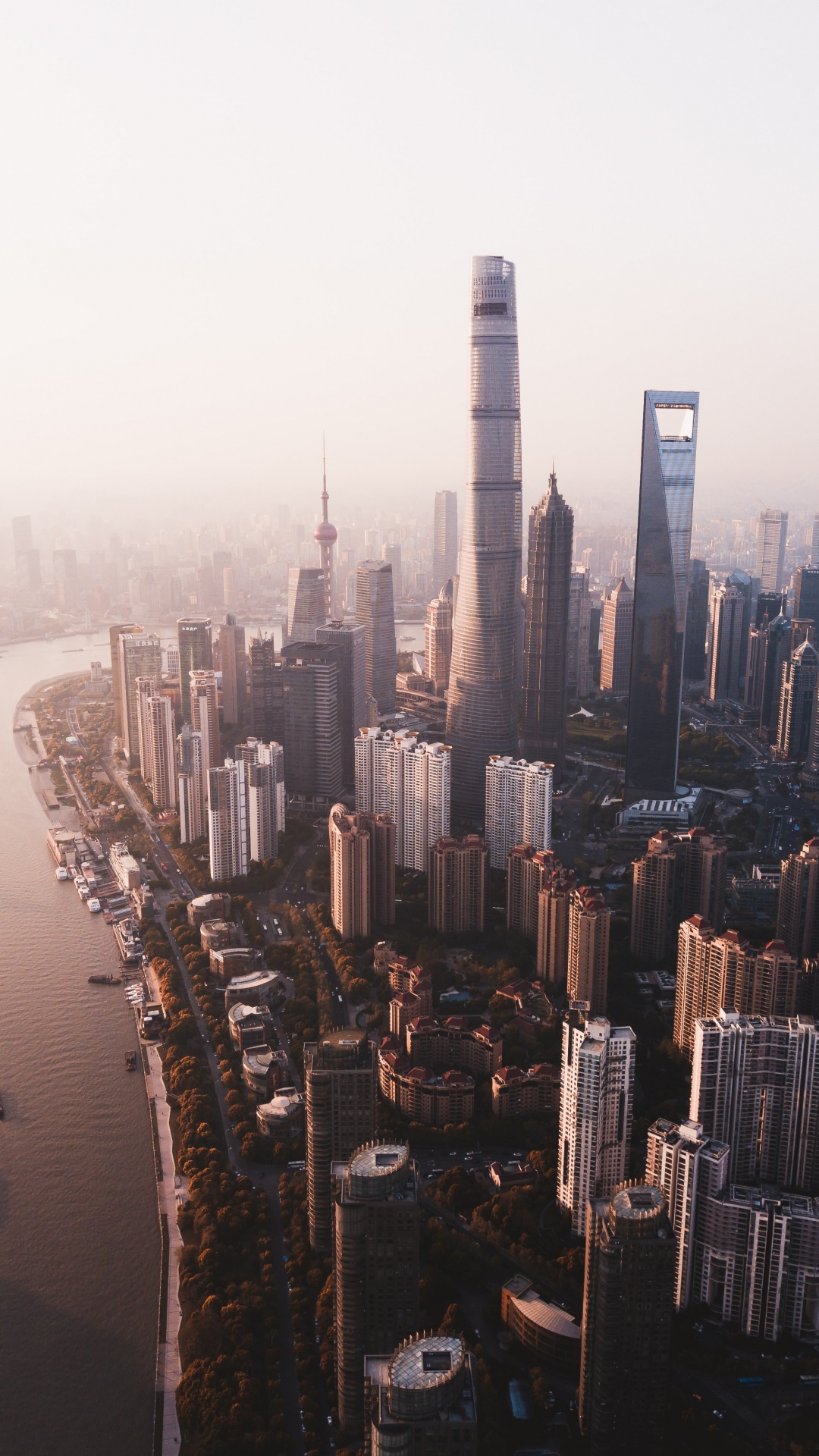 Обои городской пейзаж, городской район, город, метрополия, небоскреб в разрешении 1080x1920