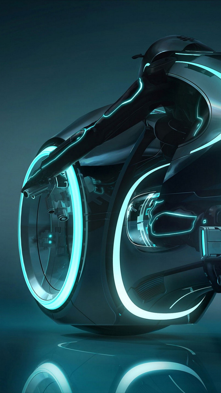 Обои искусство, свет, Кевин Флинн, фильм, концепт арт в разрешении 750x1334