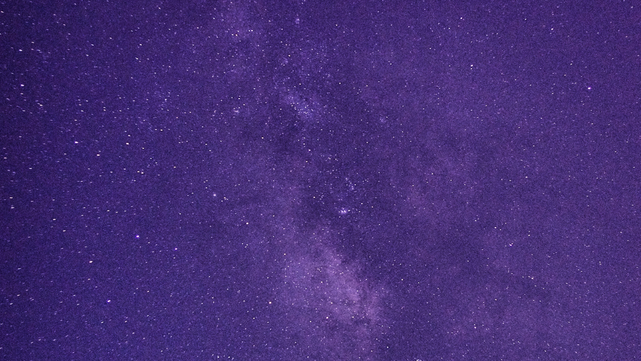 Обои звезда, ночное небо, пурпур, синий, Фиолетовый в разрешении 1280x720