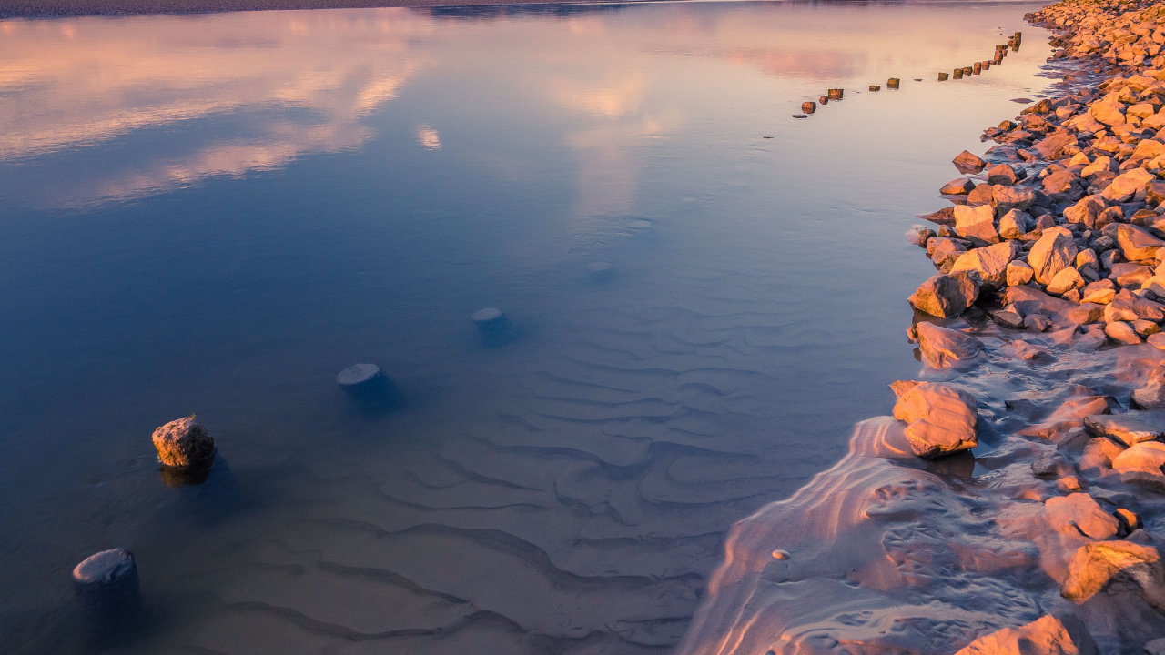 Обои вода, облако, гидроресурсы, атмосфера, природный ландшафт в разрешении 1280x720