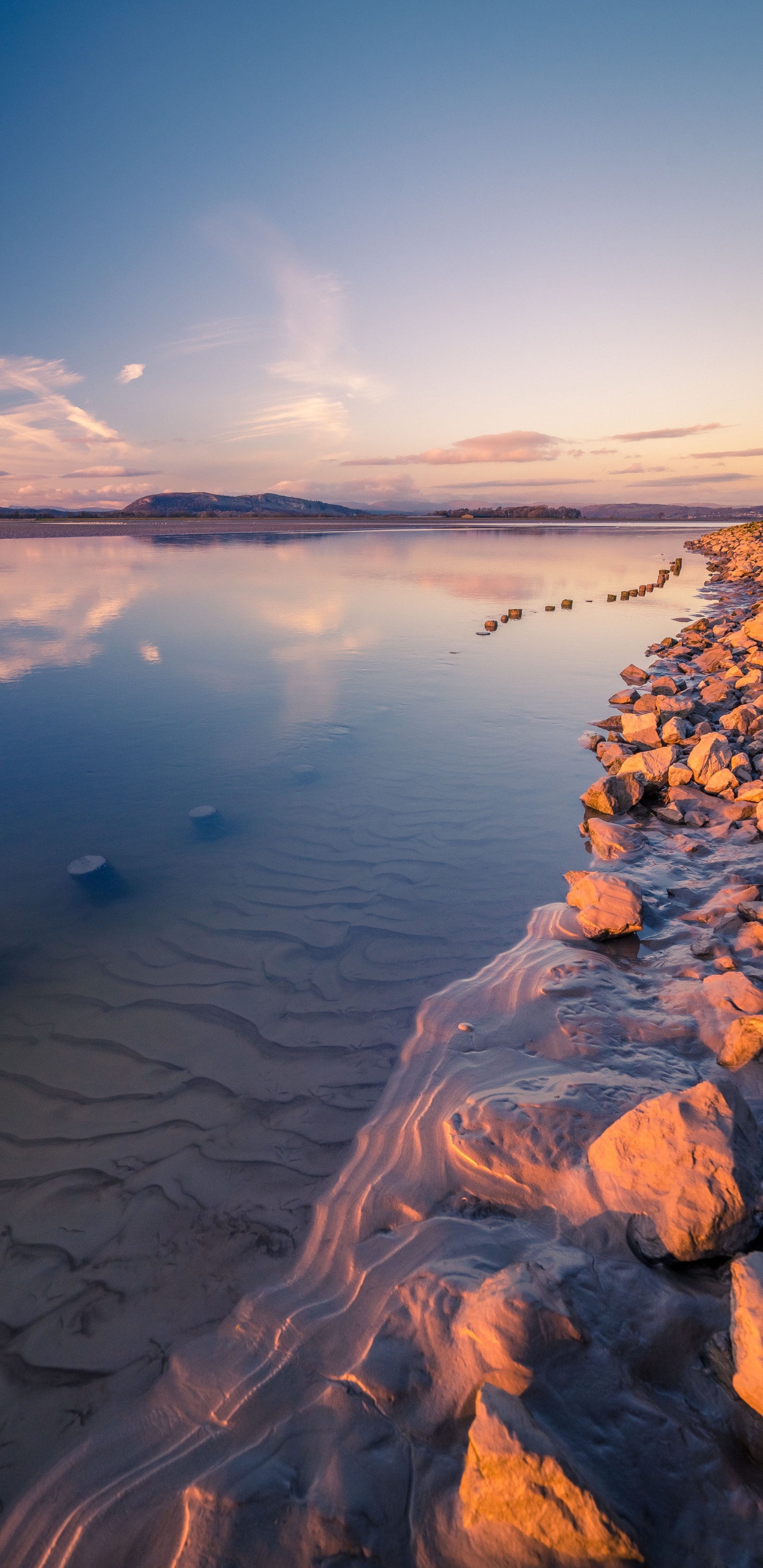 Обои вода, облако, гидроресурсы, атмосфера, природный ландшафт в разрешении 1440x2960