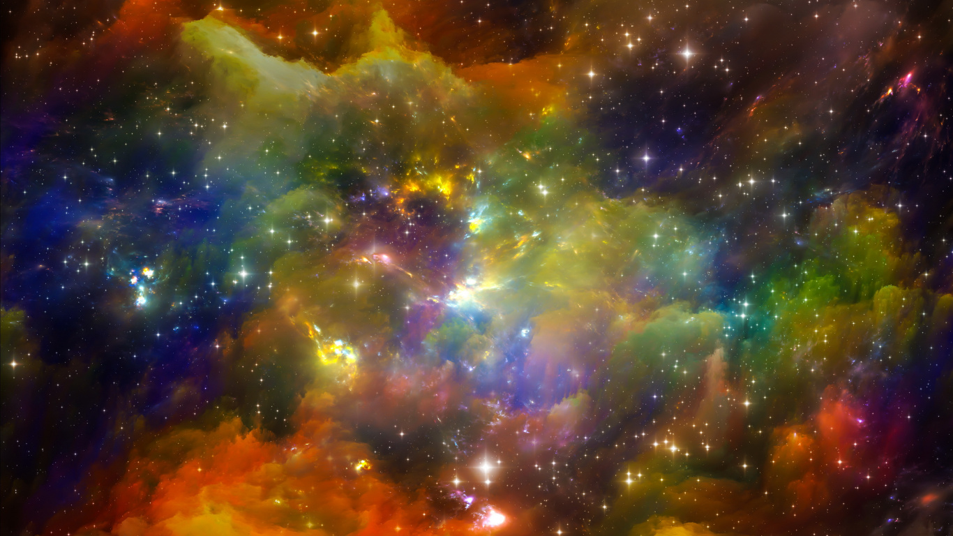 Обои природа, туманность, астрономический объект, атмосфера, космос в разрешении 1366x768