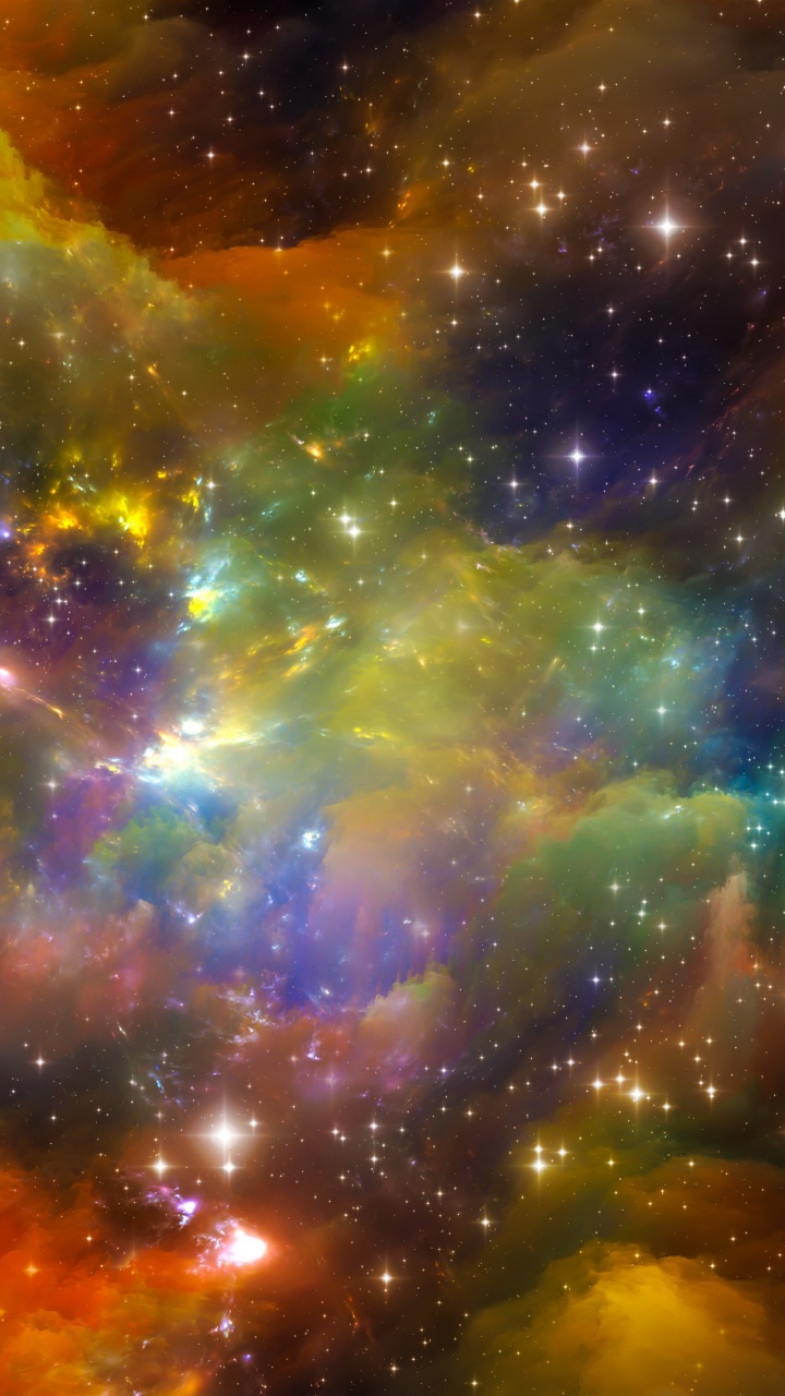 Обои природа, туманность, астрономический объект, атмосфера, космос в разрешении 720x1280