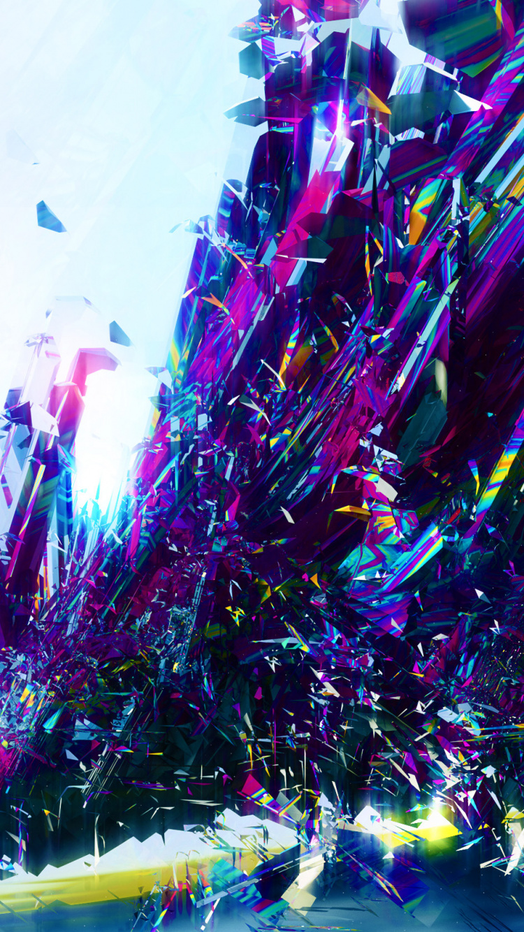 Обои фестиваль, цифровое искусство, произведение искусства, артист, арт в разрешении 750x1334