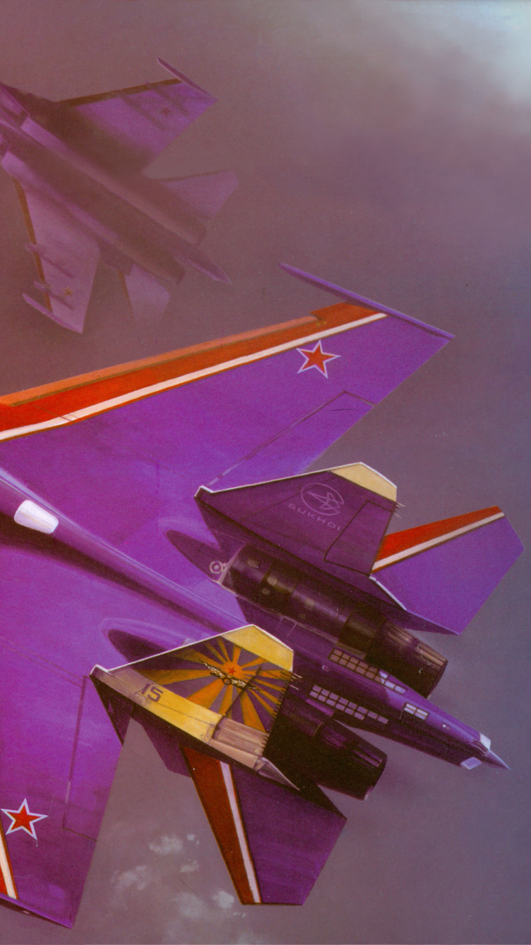 Обои сухой, самолеты, Русские Витязи, самолет, крыло в разрешении 750x1334