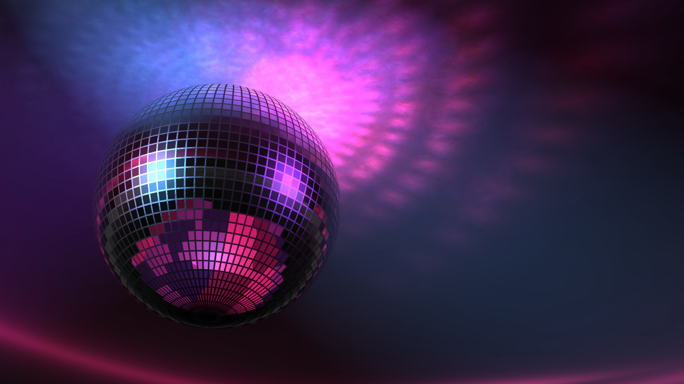 Обои дискотека, ночной клуб, пурпур, Фиолетовый, свет в разрешении 1366x768