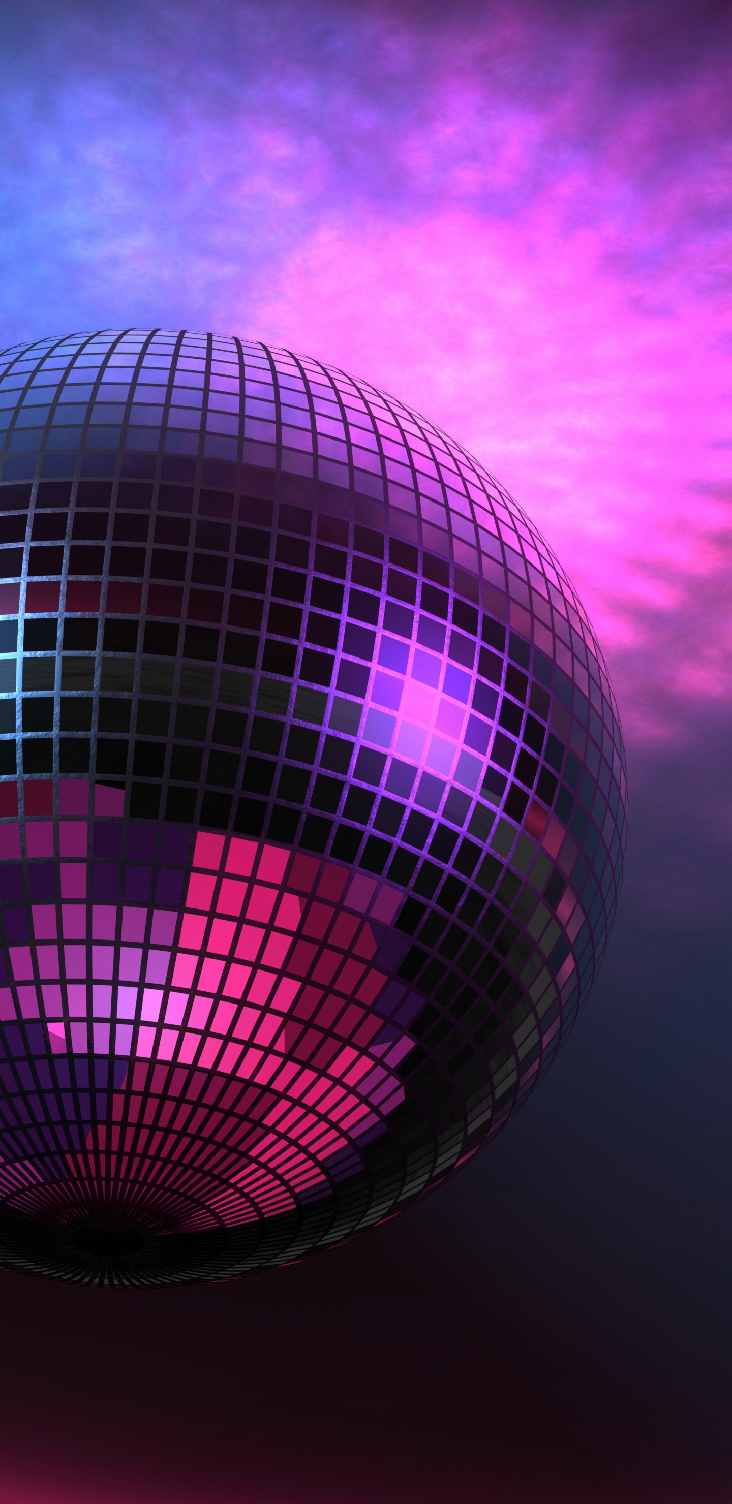 Обои дискотека, ночной клуб, пурпур, Фиолетовый, свет в разрешении 1440x2960