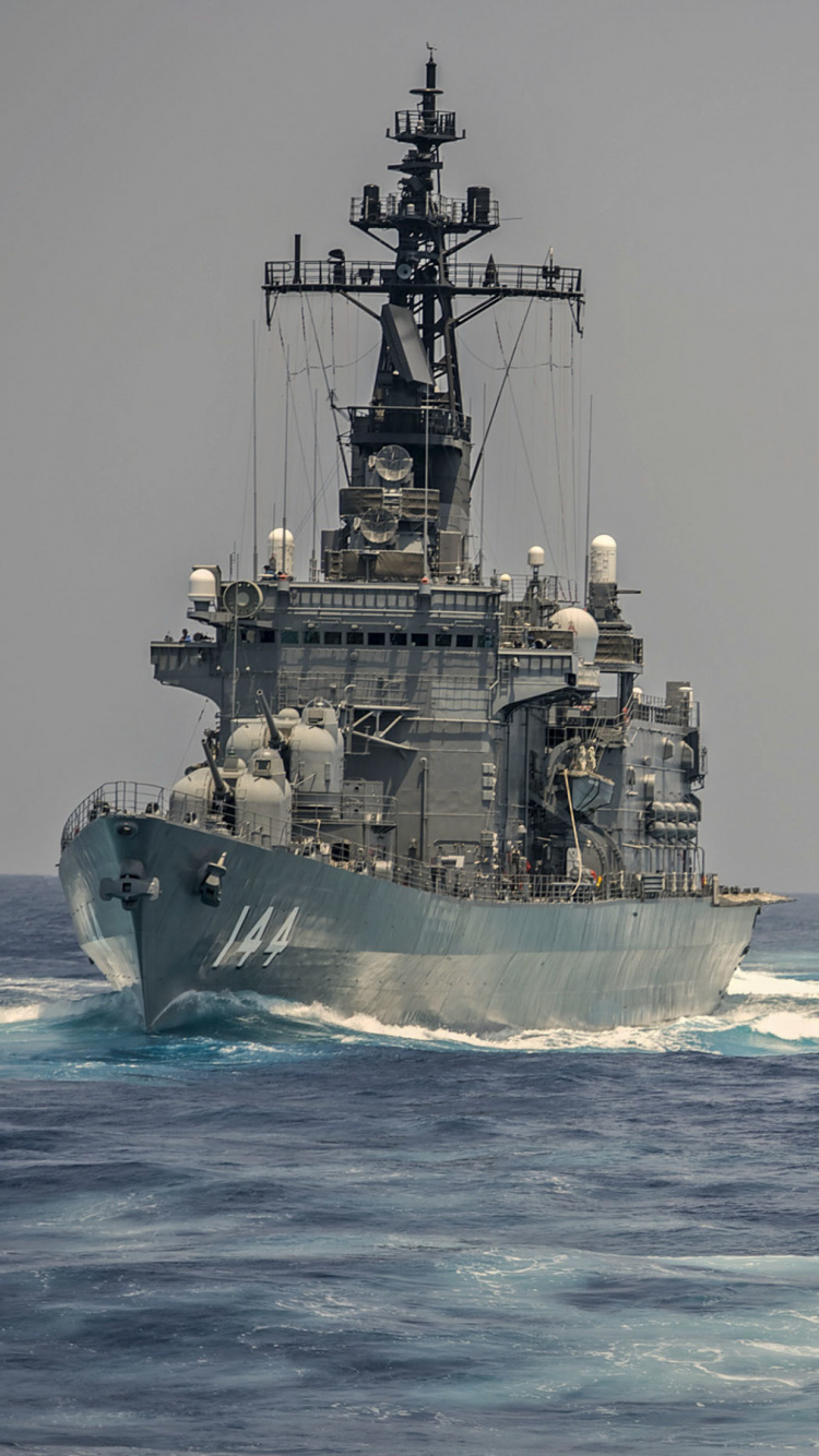 Обои морское ведомство, военное учение, военный корабль, Малабар, индийские ВМС в разрешении 750x1334