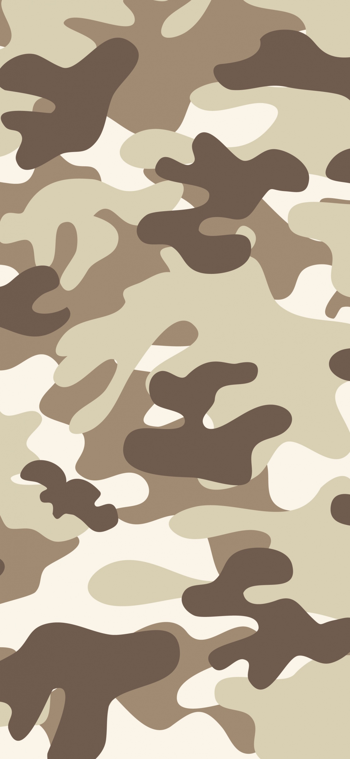 Обои военный камуфляж, платок, камуфляж, узор, коричневый цвет в разрешении 1125x2436