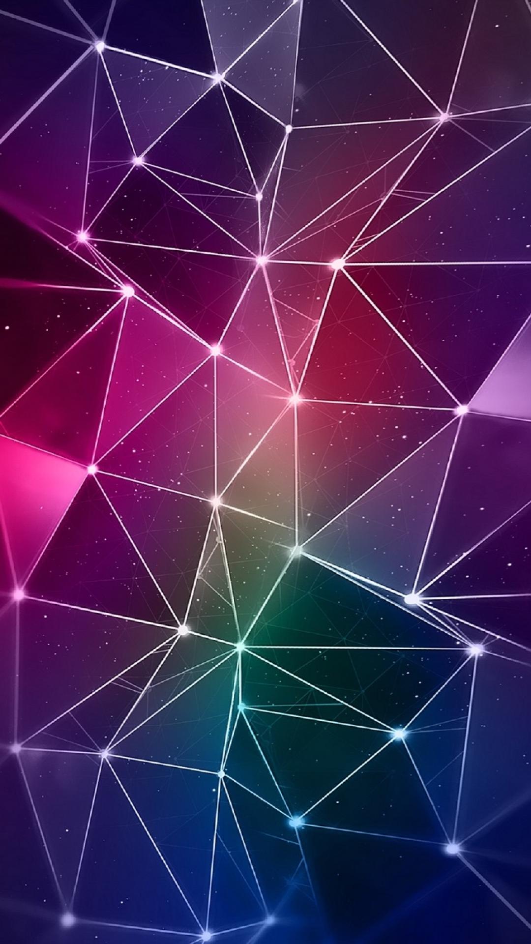 Обои пурпур, линия, узор, Фиолетовый, треугольник в разрешении 1080x1920