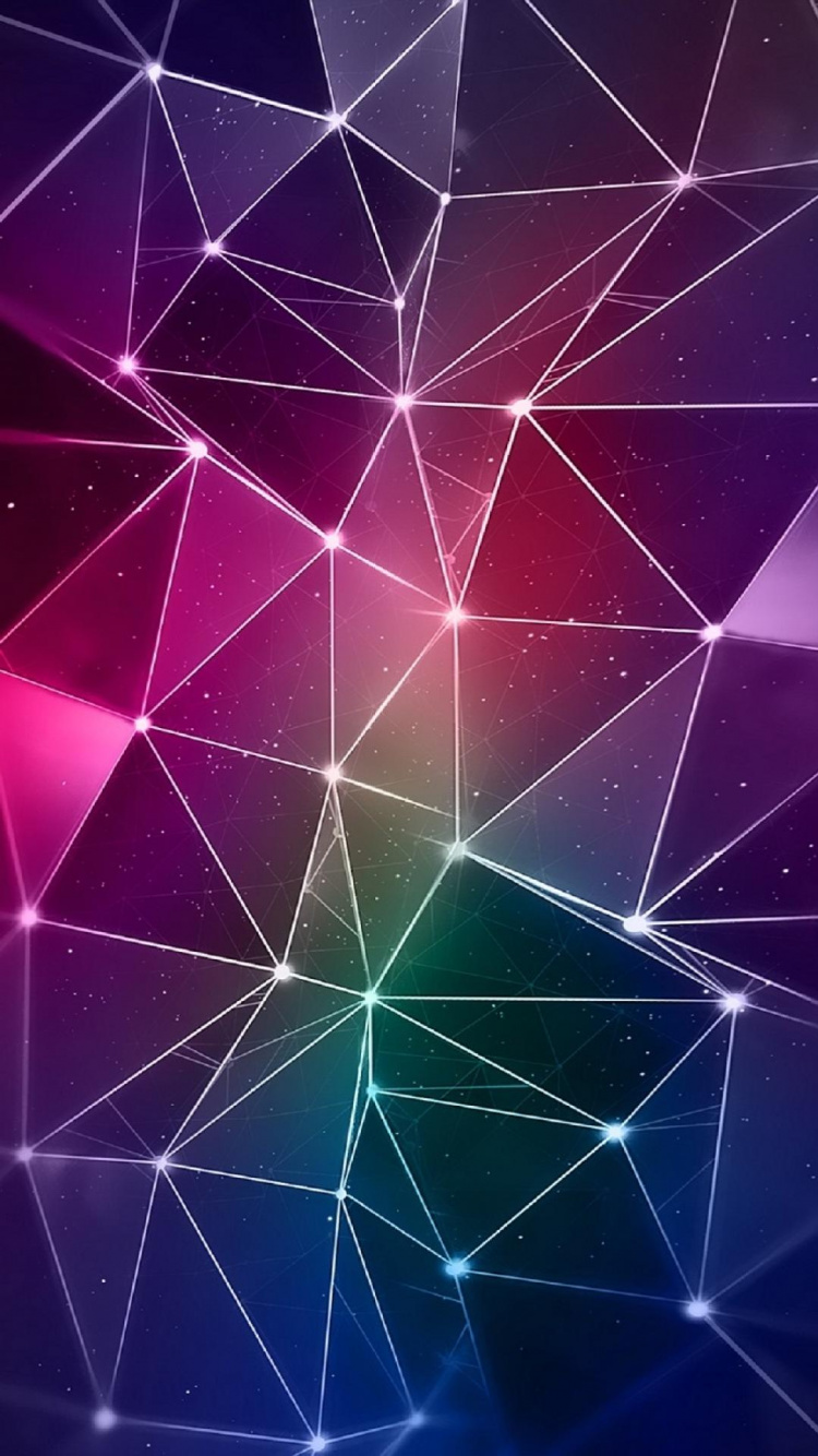 Обои пурпур, линия, узор, Фиолетовый, треугольник в разрешении 750x1334
