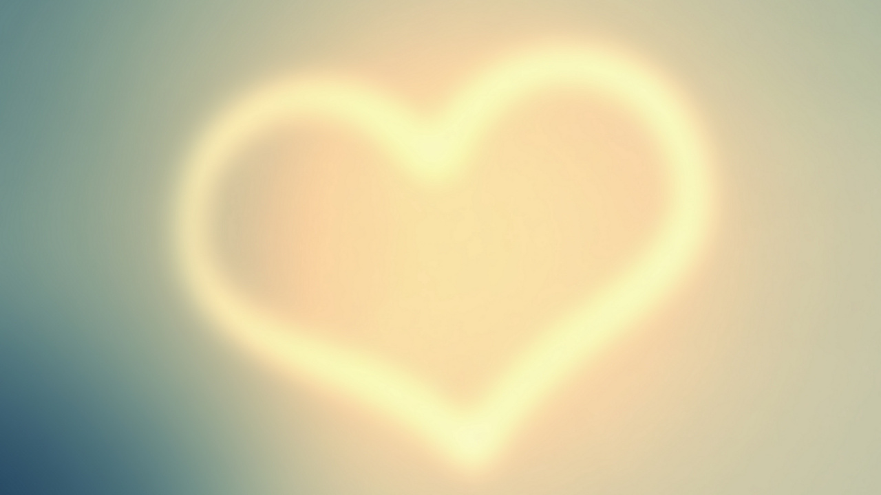 Обои сердце, любовь, атмосфера, сердце 16 9, небо в разрешении 1280x720