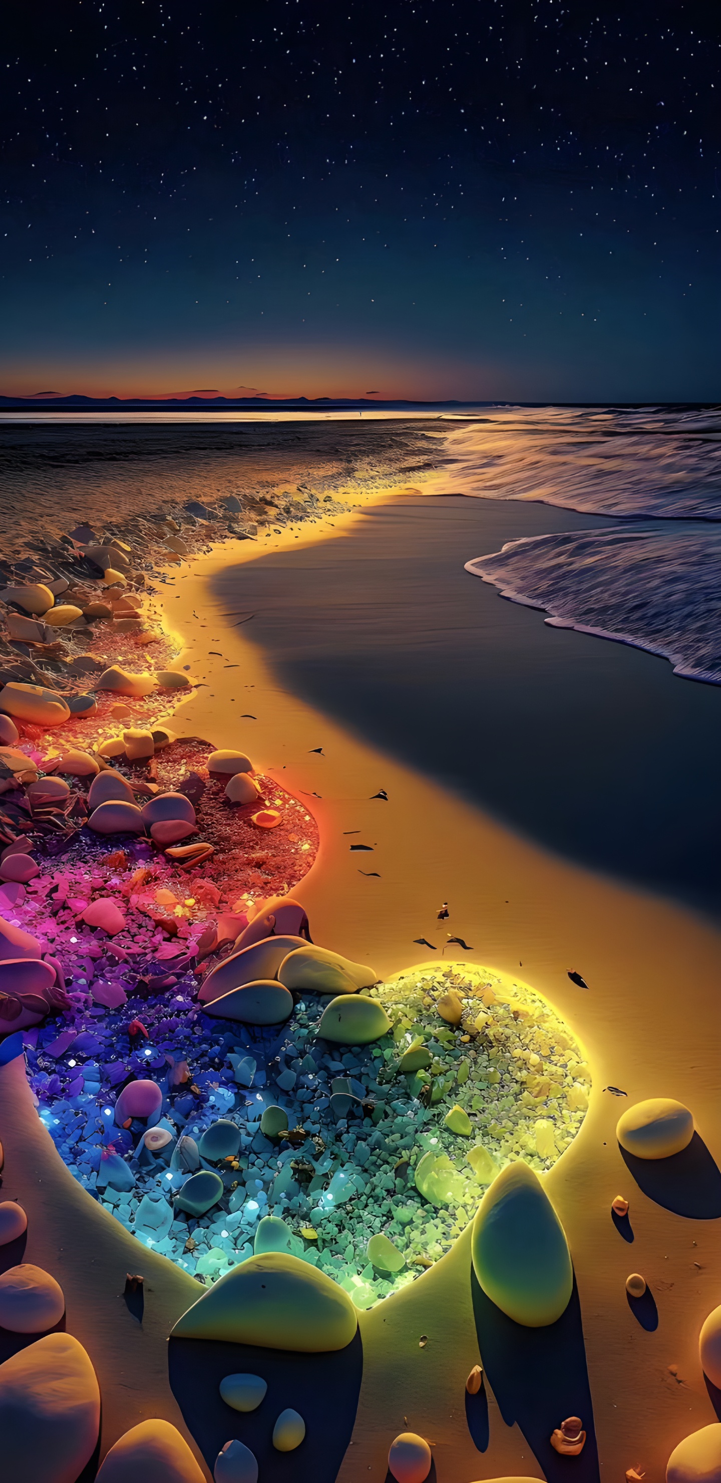 Обои свет, вода, атмосфера, природа, мир в разрешении 1440x2960