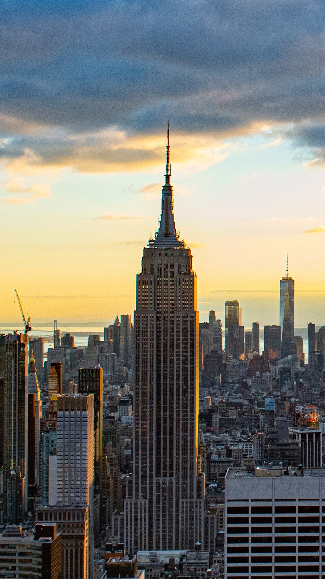 Обои смотровая площадка, городской район, линия горизонта, 432 Парк-Авеню ОСМД, населенный пункт в разрешении 1080x1920