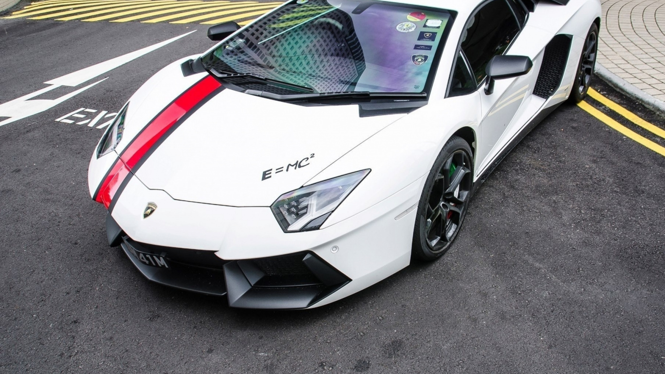 Обои Ламборгини авентадор, Ламборджини, суперкар, lamborghini gallardo, автомобильный дизайн в разрешении 1366x768