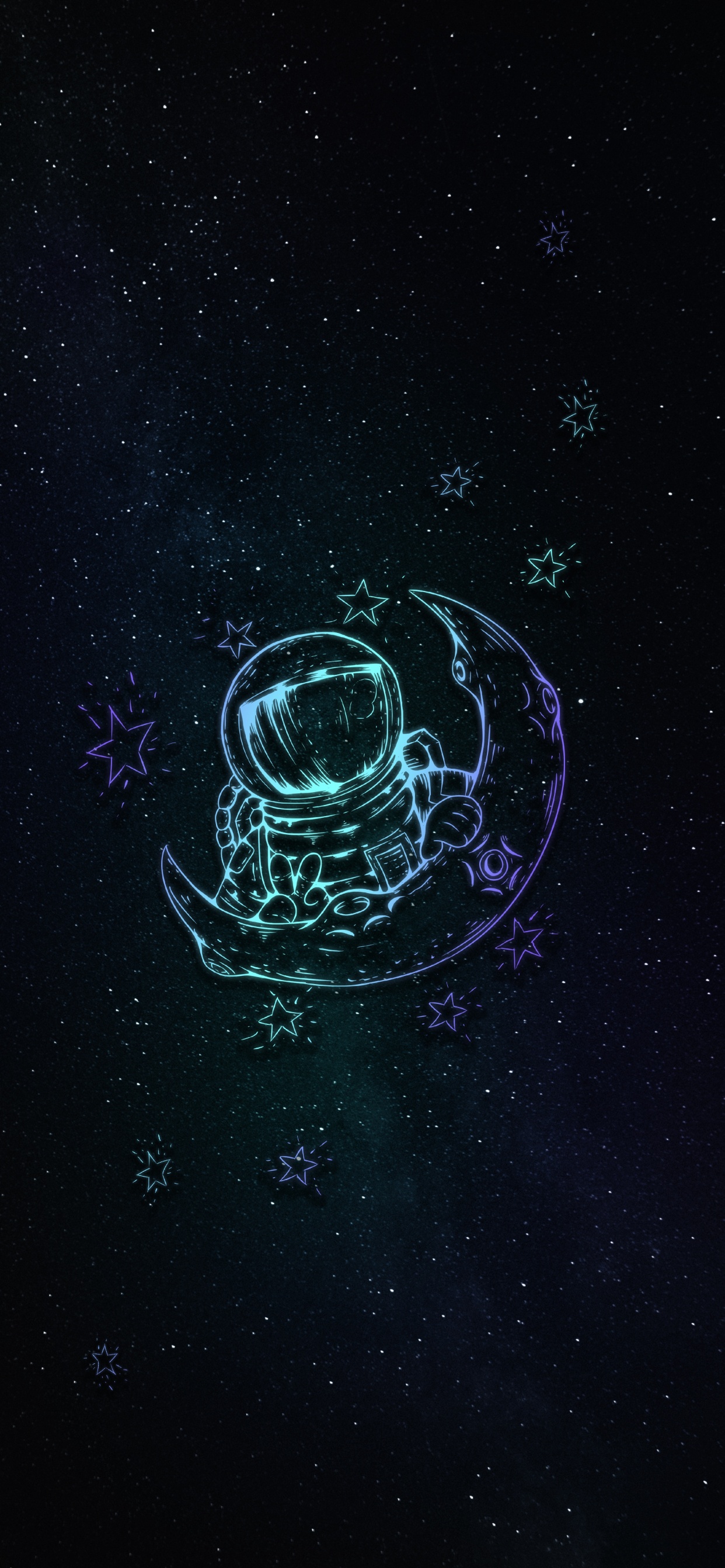 Обои атмосфера, астрономический объект, Галактика, наука, круг в разрешении 1242x2688