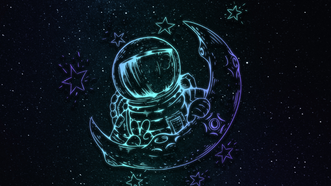 Обои атмосфера, астрономический объект, Галактика, наука, круг в разрешении 1280x720