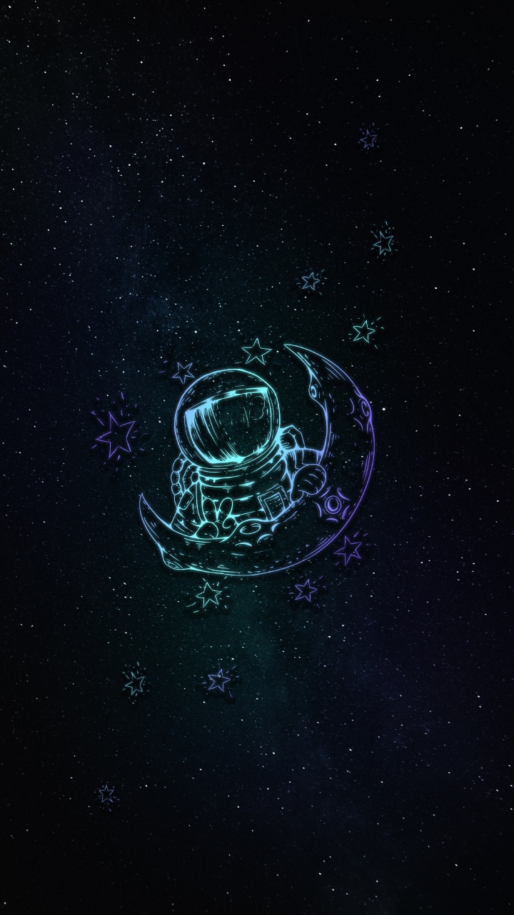 Обои атмосфера, астрономический объект, Галактика, наука, круг в разрешении 720x1280